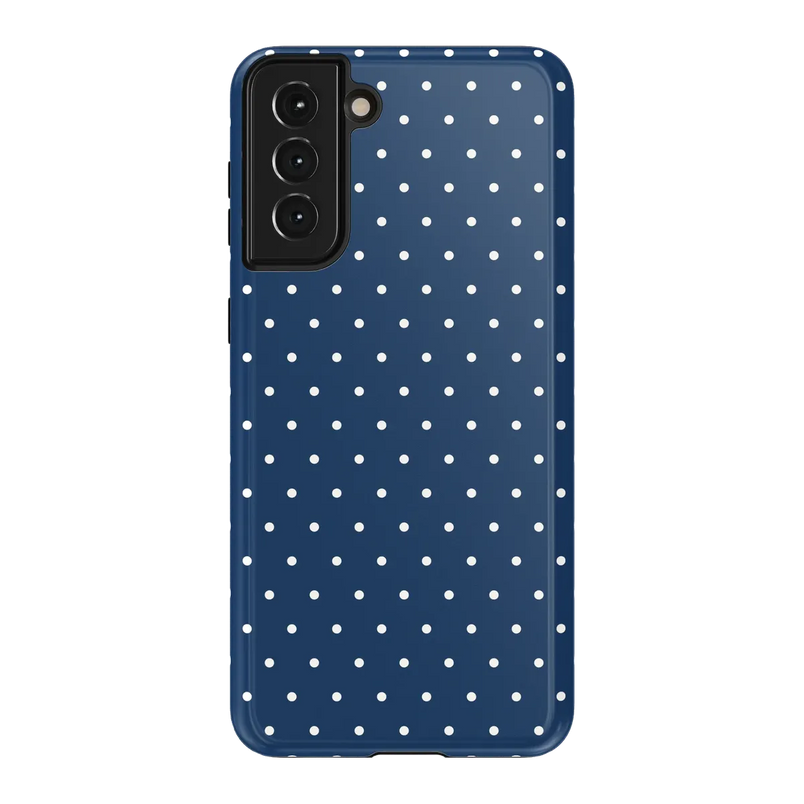 On the Dot | Navy Polka Dot Case