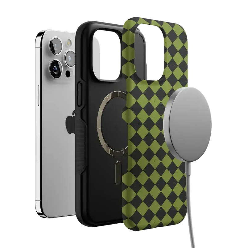 Wicked Hex | Green Checkered Case