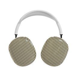 Stripes and the City | Black Pinstripes AirPods Max Case - AirPods Max