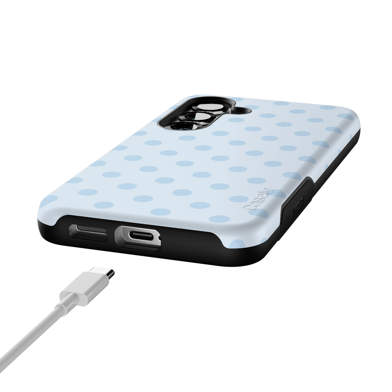 Spotted in SoHo | Light Blue Polka Dot Case