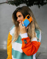 Miami Cabana | Solid Neon Blue Power Pod Power Pod get.casely 