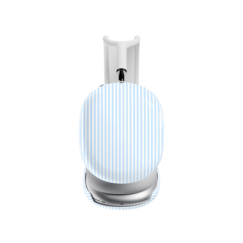 Stripes and the City | Light Blue Pinstripe AirPods Max Case