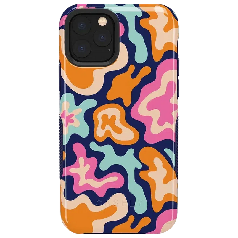 Midnight Color Splash | Abstract Retro Case iPhone Case get.casely Bold iPhone 11 Pro Max