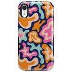 Midnight Color Splash | Abstract Retro Case iPhone Case get.casely Bold iPhone XR 