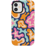 Midnight Color Splash | Abstract Retro Case iPhone Case get.casely Bold + MagSafe® iPhone 12