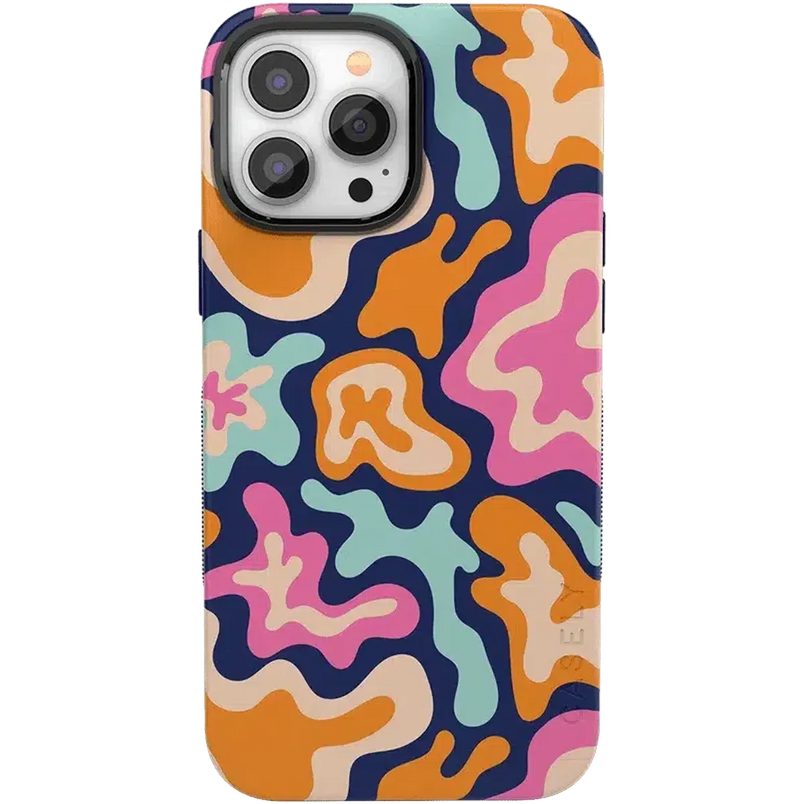 Midnight Color Splash | Abstract Retro Case iPhone Case get.casely Bold + MagSafe® iPhone 13 Pro Max