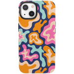 Midnight Color Splash | Abstract Retro Case iPhone Case get.casely Bold + MagSafe® iPhone 13