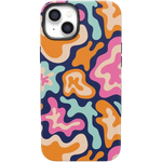 Midnight Color Splash | Abstract Retro Case iPhone Case get.casely Bold + MagSafe® iPhone 14 Plus