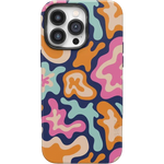 Midnight Color Splash | Abstract Retro Case iPhone Case get.casely Bold + MagSafe® iPhone 14 Pro Max