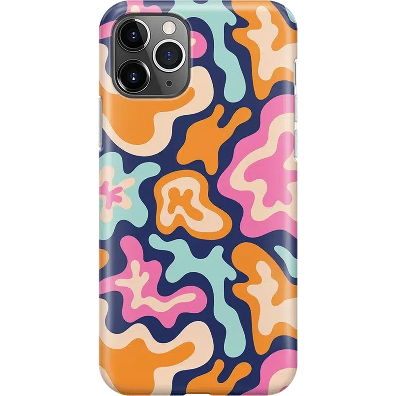 Midnight Color Splash | Abstract Retro Case iPhone Case get.casely Classic iPhone 11 Pro Max