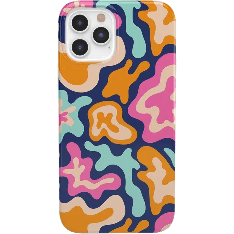 Midnight Color Splash | Abstract Retro Case iPhone Case get.casely Classic iPhone 12 Pro Max