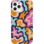 Midnight Color Splash | Abstract Retro Case iPhone Case get.casely Classic iPhone 12 Pro Max