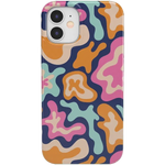 Midnight Color Splash | Abstract Retro Case iPhone Case get.casely Classic iPhone 12
