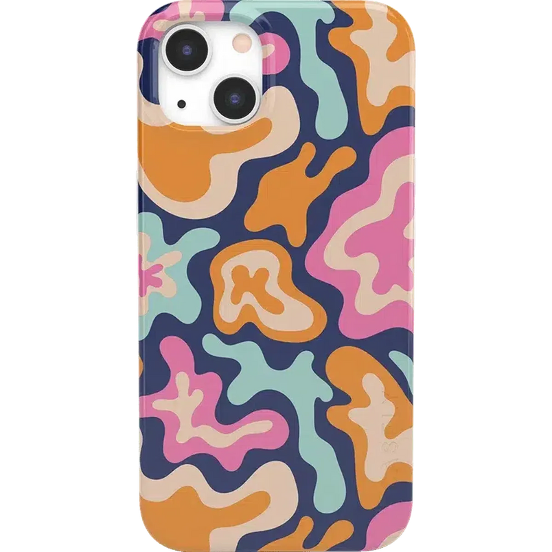 Midnight Color Splash | Abstract Retro Case iPhone Case get.casely Classic iPhone 13 Mini