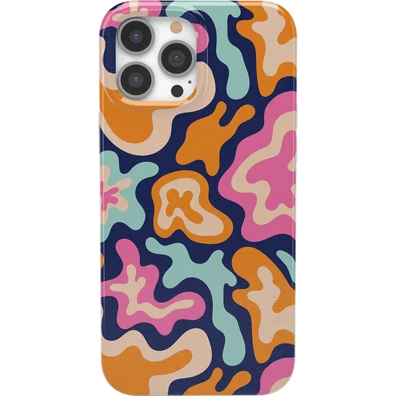 Midnight Color Splash | Abstract Retro Case iPhone Case get.casely Classic + MagSafe® iPhone 13 Pro Max