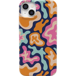 Midnight Color Splash | Abstract Retro Case iPhone Case get.casely Classic + MagSafe® iPhone 14 Plus