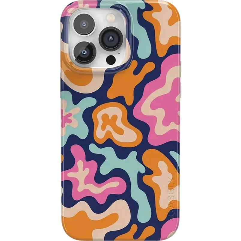 Midnight Color Splash | Abstract Retro Case iPhone Case get.casely Classic + MagSafe® iPhone 14 Pro Max