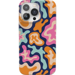 Midnight Color Splash | Abstract Retro Case iPhone Case get.casely Classic + MagSafe® iPhone 14 Pro Max