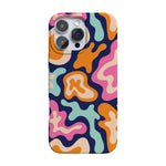 Midnight Color Splash | Abstract Retro Case iPhone Case get.casely Classic + MagSafe® iPhone 16 Pro Max 