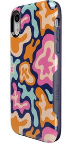 Midnight Color Splash | Abstract Retro Case iPhone Case get.casely