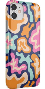 Midnight Color Splash | Abstract Retro Case iPhone Case get.casely
