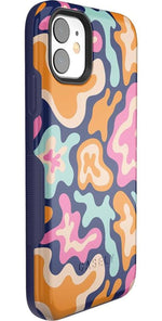 Midnight Color Splash | Abstract Retro Case iPhone Case get.casely