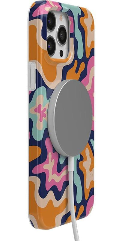 Midnight Color Splash | Abstract Retro Case iPhone Case get.casely