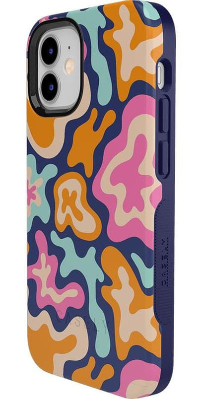 Midnight Color Splash | Abstract Retro Case iPhone Case get.casely