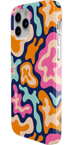 Midnight Color Splash | Abstract Retro Case iPhone Case get.casely