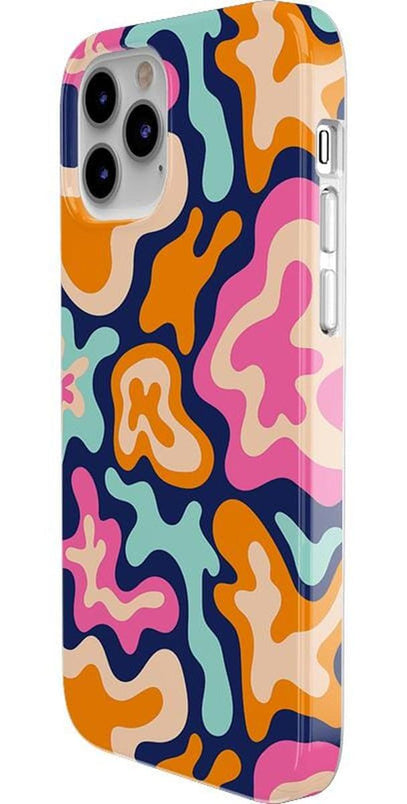 Midnight Color Splash | Abstract Retro Case iPhone Case get.casely