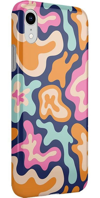 Midnight Color Splash | Abstract Retro Case iPhone Case get.casely