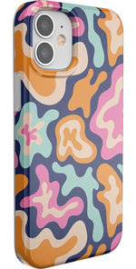 Midnight Color Splash | Abstract Retro Case iPhone Case get.casely