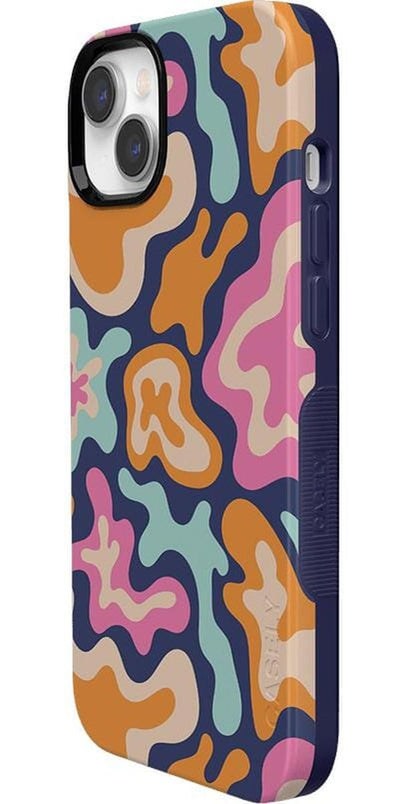 Midnight Color Splash | Abstract Retro Case iPhone Case get.casely