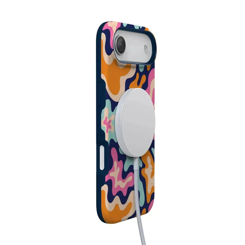 Midnight Color Splash | Abstract Retro Case iPhone Case get.casely 