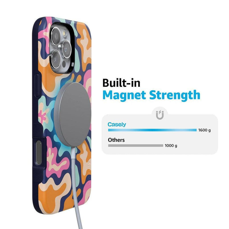 Midnight Color Splash | Abstract Retro Case iPhone Case get.casely 