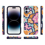 Midnight Color Splash | Abstract Retro Case iPhone Case get.casely 