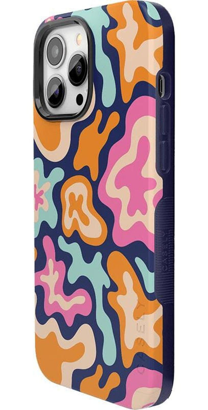 Midnight Color Splash | Abstract Retro Case iPhone Case get.casely