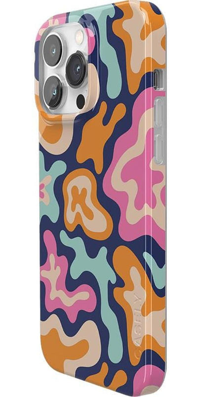 Midnight Color Splash | Abstract Retro Case iPhone Case get.casely