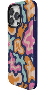 Midnight Color Splash | Abstract Retro Case iPhone Case get.casely
