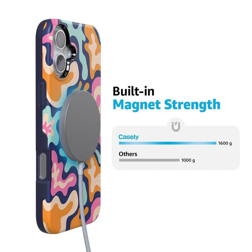 Midnight Color Splash | Abstract Retro Case iPhone Case get.casely 