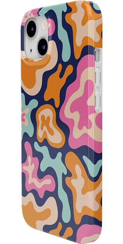 Midnight Color Splash | Abstract Retro Case iPhone Case get.casely