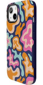 Midnight Color Splash | Abstract Retro Case iPhone Case get.casely