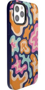 Midnight Color Splash | Abstract Retro Case iPhone Case get.casely