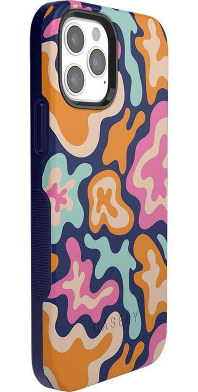 Midnight Color Splash | Abstract Retro Case iPhone Case get.casely