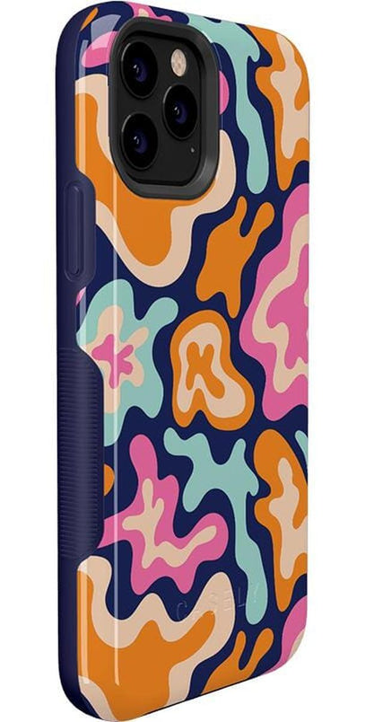 Midnight Color Splash | Abstract Retro Case iPhone Case get.casely