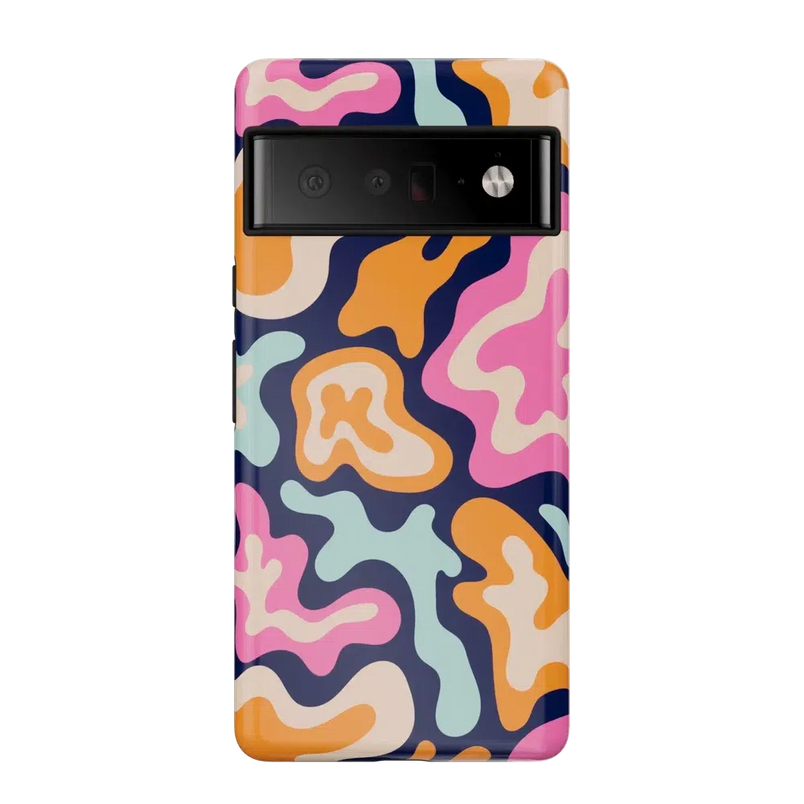Midnight Color Splash | Abstract Retro Google Pixel Case Google Pixel Case Casetry Essential Google Pixel 6 Pro