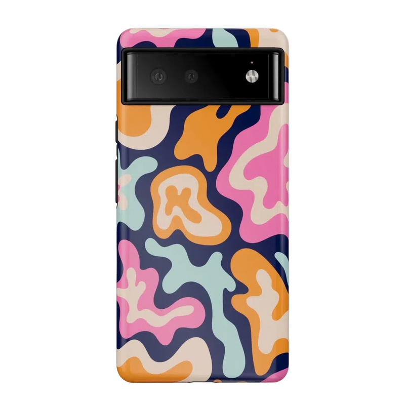 Midnight Color Splash | Abstract Retro Google Pixel Case Google Pixel Case Casetry Essential Google Pixel 6