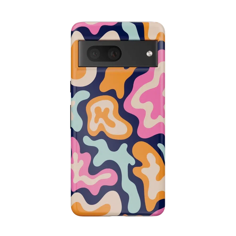 Midnight Color Splash | Abstract Retro Google Pixel Case Google Pixel Case Casetry Essential Google Pixel 7