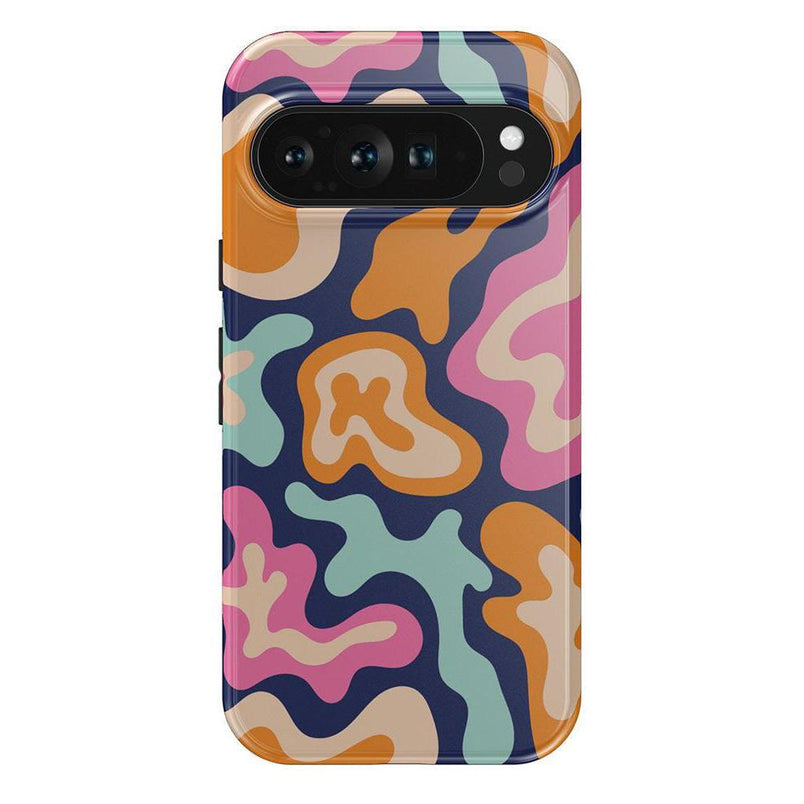 Midnight Color Splash | Abstract Retro Google Pixel Case Google Pixel Case Casetry Essential Google Pixel 9 Pro 