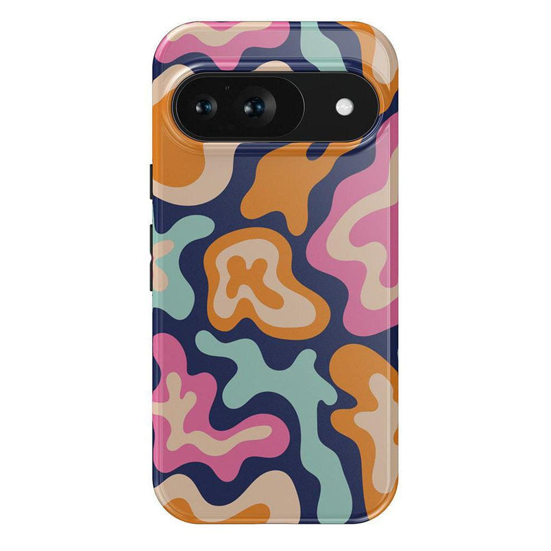 Midnight Color Splash | Abstract Retro Google Pixel Case Google Pixel Case Casetry Essential Google Pixel 9 